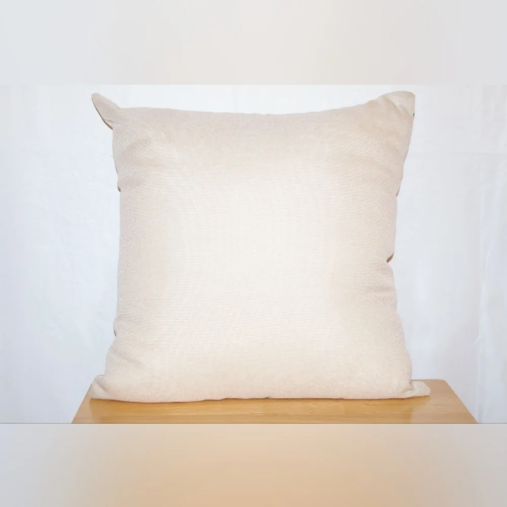 Clover Heart Irish Blessing Decorative Pillow Cover & Pillow-Cream & Green.
